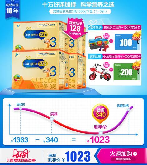 618母婴好物剁手推荐  美赞臣618重磅惊喜•50万天猫超卡疯狂送