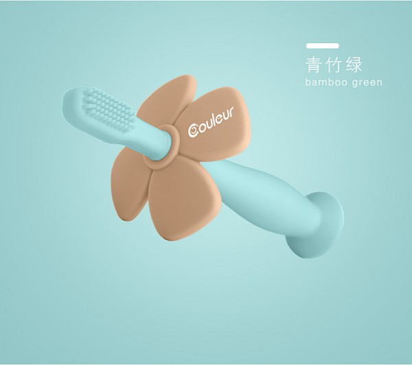 Couleur可啦婴幼儿硅胶软毛牙刷   用心关爱宝宝的口腔健康