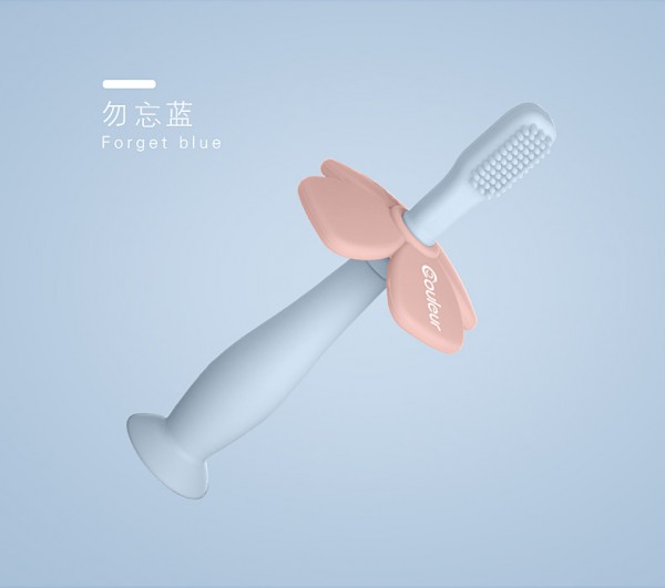 Couleur可啦婴幼儿硅胶软毛牙刷   用心关爱宝宝的口腔健康