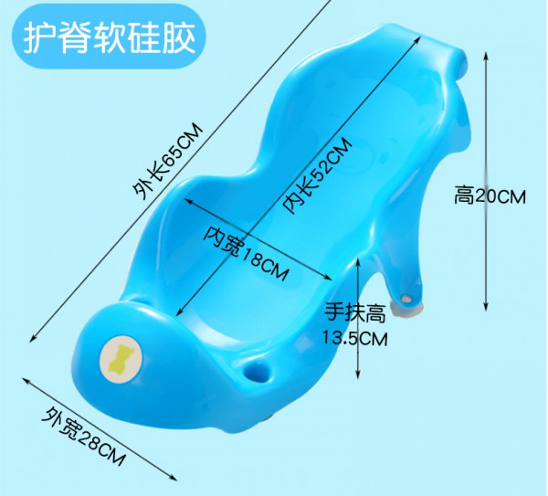 卡曼熊新生婴儿浴架防滑神器   正确“打开”宝宝的洗澡方式