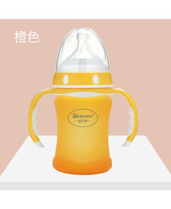 迪乐梦高硼硅玻璃质奶瓶 给宝宝最好的贴心呵护