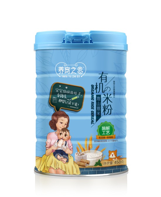 辅食添加顺序 养育之恩有机米粉营养天然易吸收 助力宝宝健康