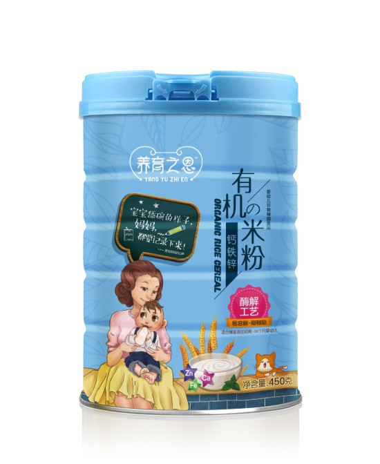 辅食添加顺序 养育之恩有机米粉营养天然易吸收 助力宝宝健康
