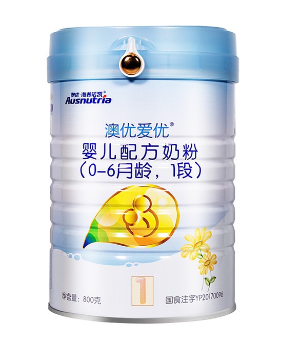 澳优爱优奶粉 新西兰纯净黄金奶源 给宝宝最优质的爱