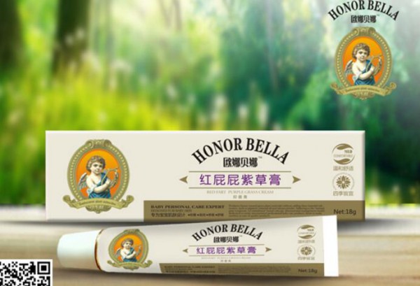 欧娜贝娜红屁屁紫草膏 植物草本抑菌修复