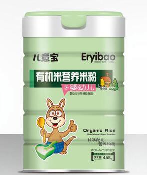 儿意宝有机营养米粉系列  呵护宝宝肠道健康•伴宝宝茁壮成长