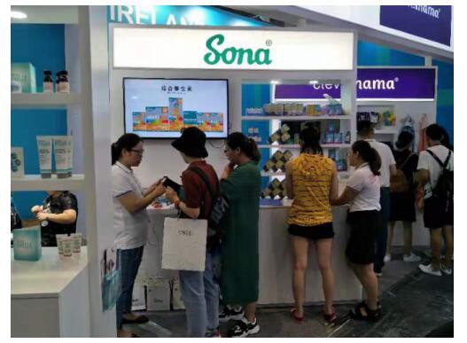 爱尔兰Sona携新品惊艳亮相2019CBME孕婴童展  展会首日人气爆棚