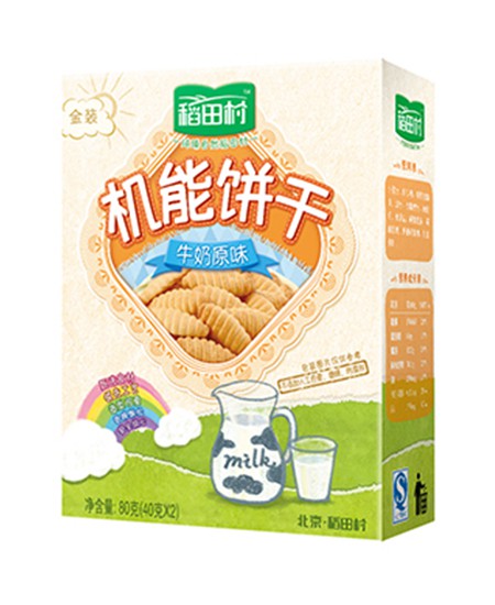 稻田村机能饼干 更多美味更多爱 助力宝宝茁壮成长