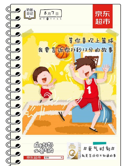 奶爸2.0 时代，看京东超市如何与奶爸这一群体进行精准营销