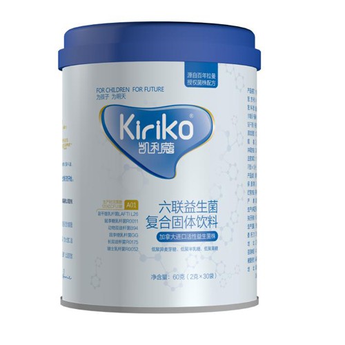 德国Kiriko凯利蔻发布六联儿童益生菌冲剂