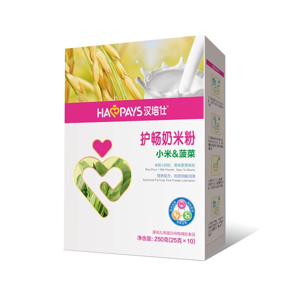 汉培仕护畅奶米粉IST解时熟化工艺  细嫩润滑•易消化好吸收