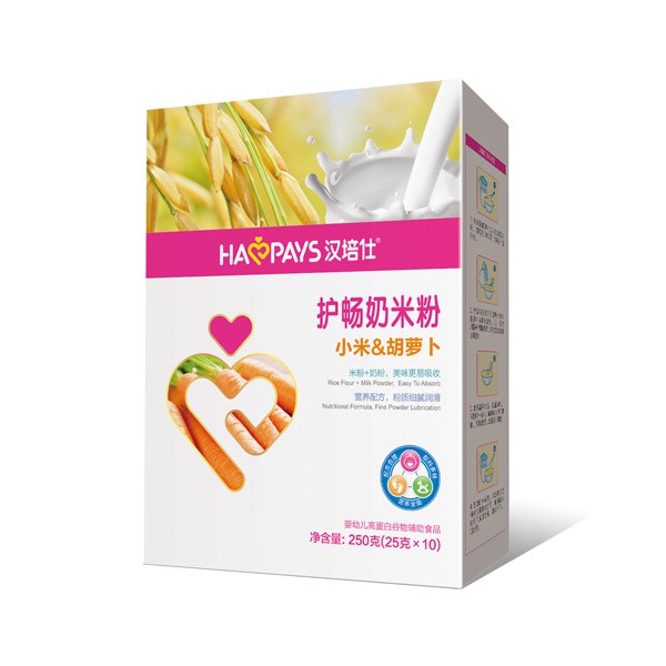 汉培仕护畅奶米粉IST解时熟化工艺  细嫩润滑•易消化好吸收
