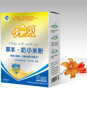多嘉爱草本奶小米粉系列营养素分散均匀    营养丰富•口味独特