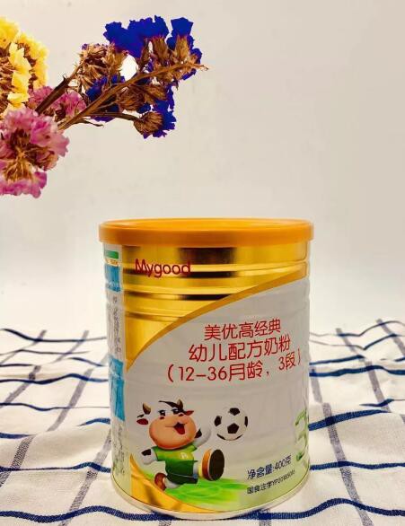 美优高经典幼儿配方奶粉优化配方    提高宝宝肠道健康水平状态
