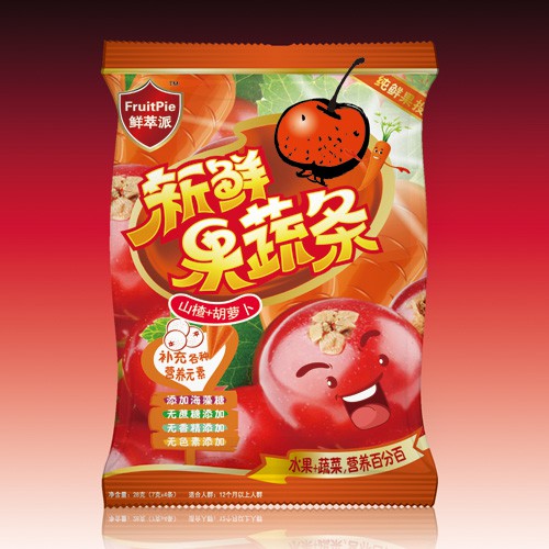 鲜萃派果蔬条系列天然原汁原味   鲜果投入•呵护成长