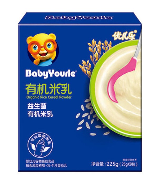 优儿乐益生菌有机米乳  独特酶解工艺•更适合宝宝娇嫩的肠胃