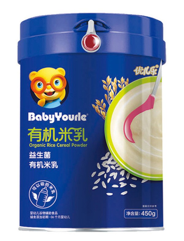优儿乐益生菌有机米乳  独特酶解工艺•更适合宝宝娇嫩的肠胃