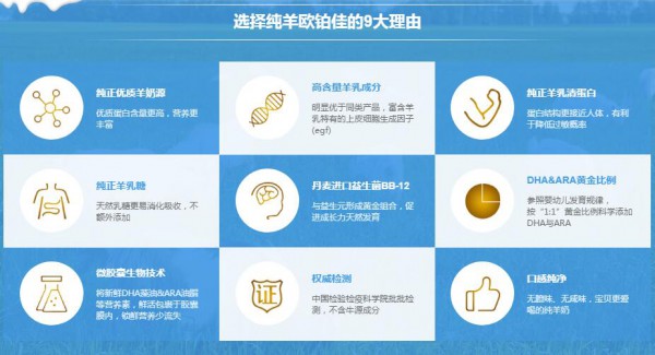 给宝宝喝羊奶粉有哪些好处   欧铂佳婴幼儿配方羊奶粉纯羊乳蛋白•实力开创羊奶3.0时代
