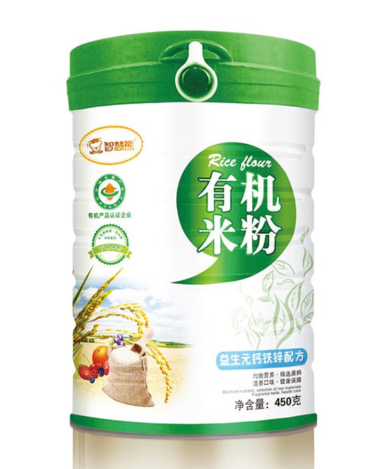 辅食添加顺序 智慧熊有机米粉口感细腻·易吸收 呵护宝宝健康