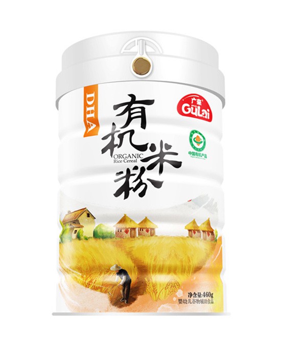 婴儿米粉怎么选？广来DHA有机米粉 宝宝的第一口辅食