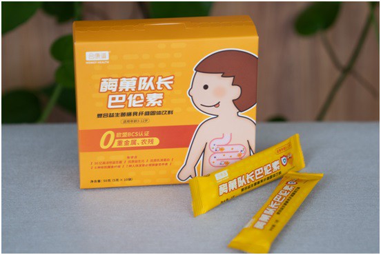 保护肠道菌群，合康谱酶菓队长巴伦素帮助儿童恢复好肠态
