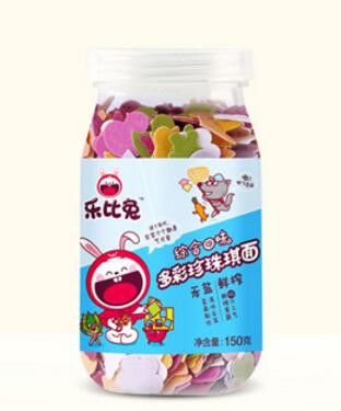 乐比兔婴幼儿多彩面 天然果蔬汁口味多样