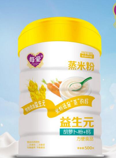 每爱益生元蒸米粉 精选优质原料科学好配方