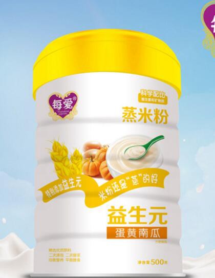 每爱益生元蒸米粉 精选优质原料科学好配方