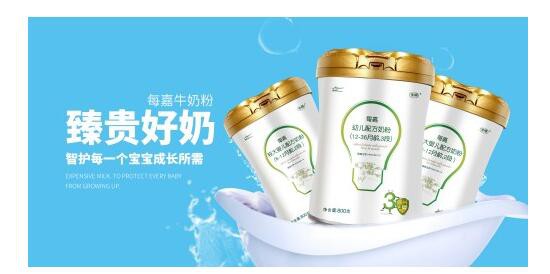 每嘉配方奶粉联手DHA+ARA黄金搭档  开启宝宝智慧宝库的智初系统