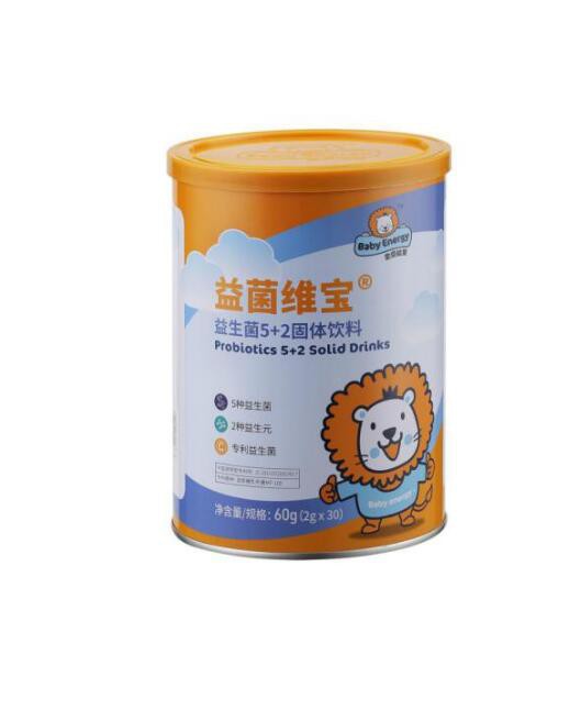 宝贝能量益菌维宝5种有益菌加2种益生元成就明星产品