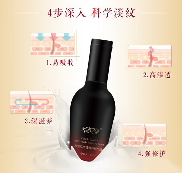 怀孕之后为什么会产生孕纹  萃芙理孕纹修护积雪草精华露修护淡化孕纹•全新升级