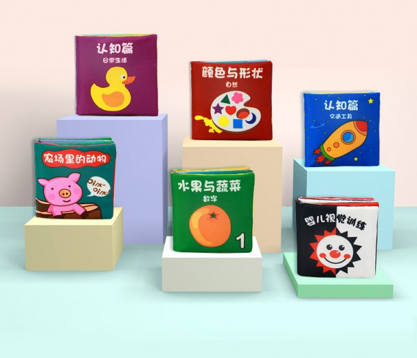 lalababy拉拉布书婴儿早教3d立体撕不烂布书 撕不烂•可水洗•可啃咬