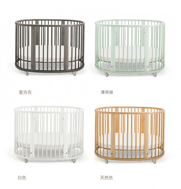 Stokke Sleepi Bed实木婴儿床   欧洲制造•让宝宝在充裕的空间里睡得更舒适