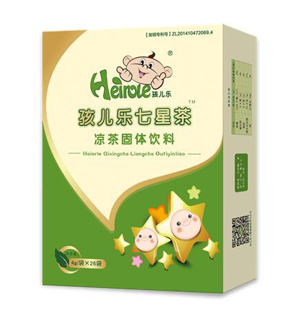 孩儿乐七星茶小颗粒易溶解  即冲即饮•省时省心