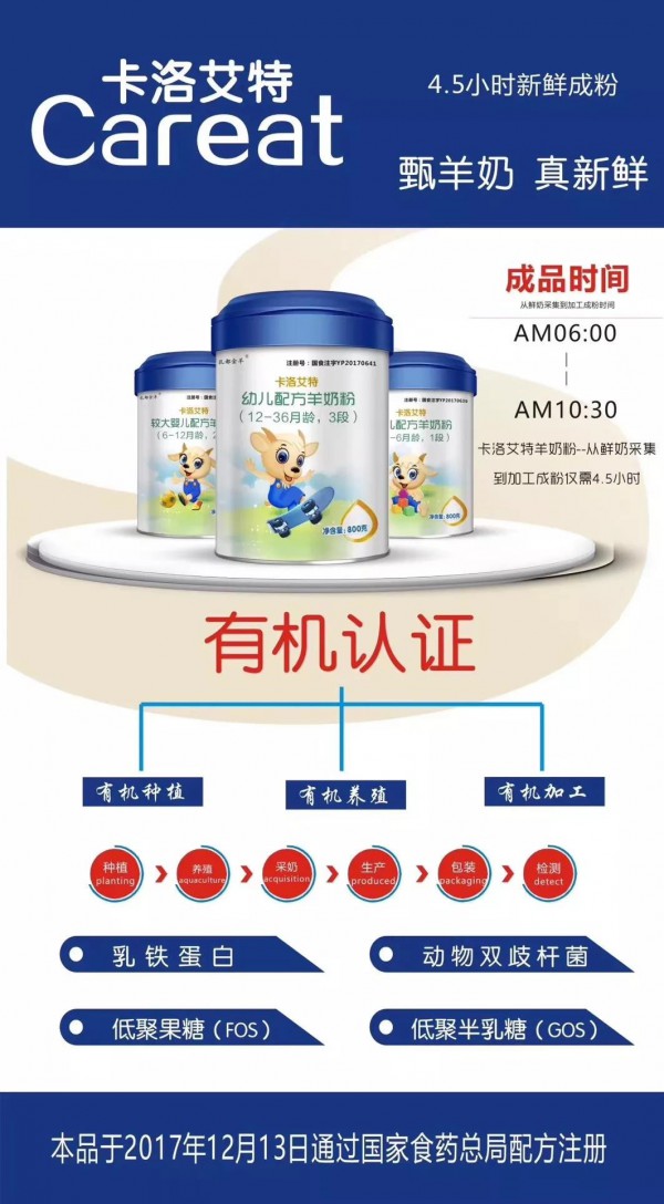 乳业专家解析：为什么婴儿更需要卡洛艾特配方羊奶粉
