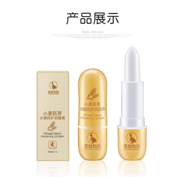 袋鼠妈妈孕妇水嫩呵护润唇膏  打造孕期弹嫩双唇