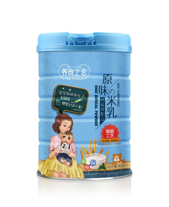 宝宝的第一口辅食吃什么好 养育之恩婴童钙铁锌有机米粉高达95%有机含量