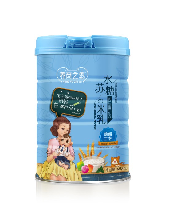宝宝的第一口辅食吃什么好 养育之恩婴童钙铁锌有机米粉高达95%有机含量
