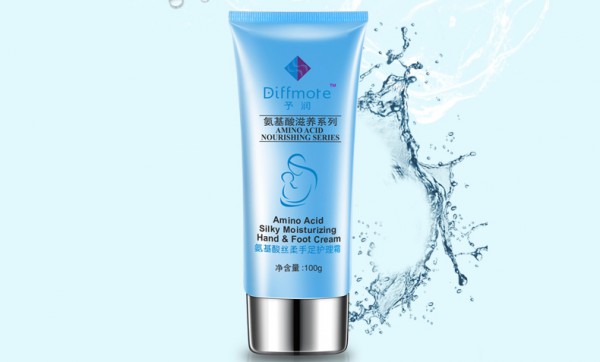 予润孕妇氨基酸丝柔手足护理霜    持久保湿滋润呵护手足