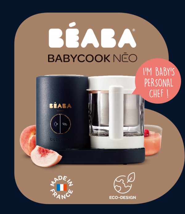 BEABA婴儿多功能蒸煮搅拌一体机    全新变频蒸煮·温和蒸汽营养高保留