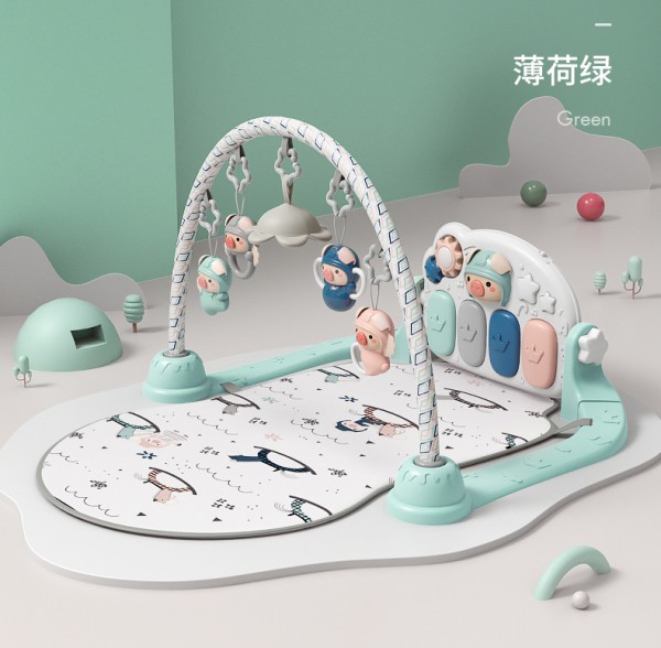 贝易婴儿多功能钢琴健身架    宝宝嗨玩健身房·益智成长快人一步