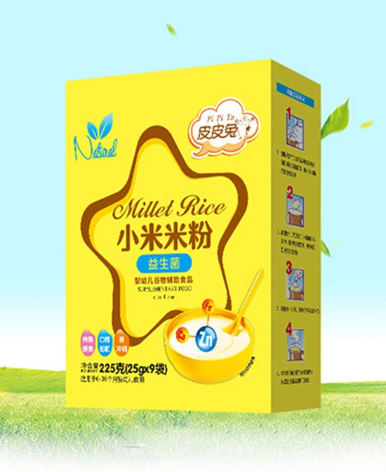 皮皮兔小米米粉·婴幼儿谷物辅助食品   好吃且营养