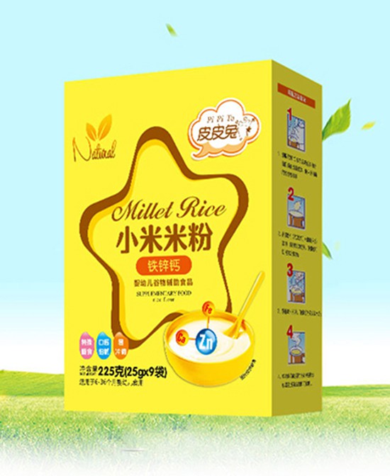 皮皮兔小米米粉·婴幼儿谷物辅助食品   好吃且营养