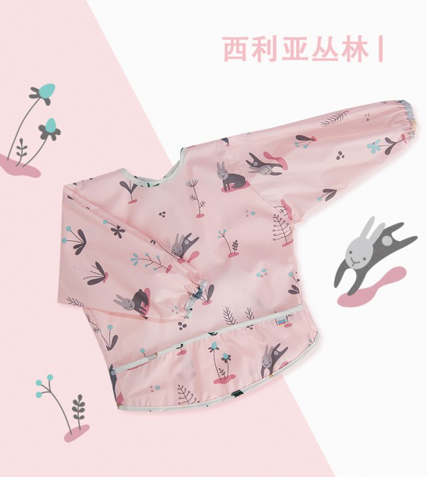 babycare宝宝吃饭罩衣 防水隔油污 让宝宝快乐吃饭不脏衣