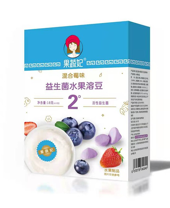 6个月宝宝零食怎么选？果蔬妃益生菌水果溶豆 口感香醇易消化 宝宝零食的佳选