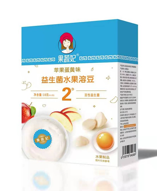 6个月宝宝零食怎么选？果蔬妃益生菌水果溶豆 口感香醇易消化 宝宝零食的佳选