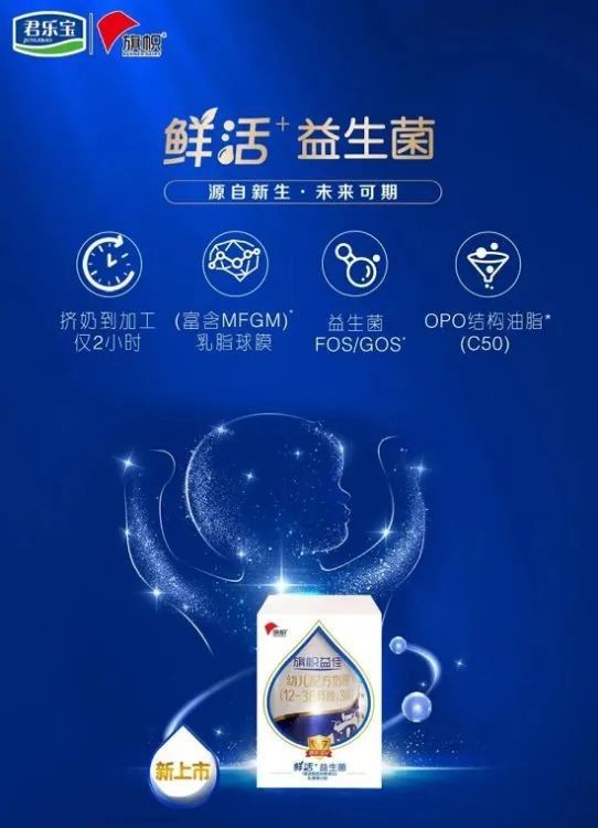国产奶粉选择哪款比较好    旗帜益佳（蓝罐）OPO+益生菌&益生元配方·呵护宝宝肠道健康