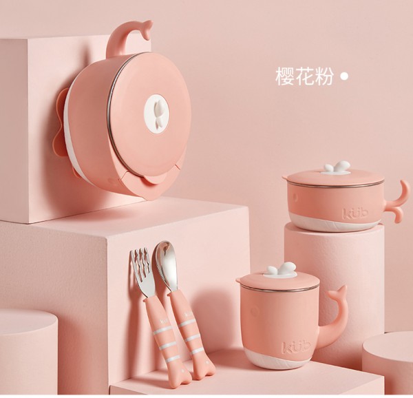 可优比宝宝注水保温碗套装    科学喂养更轻松