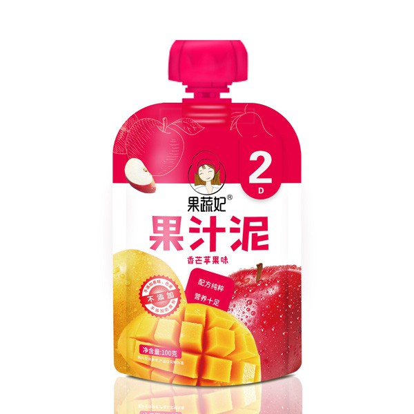 果蔬妃果汁泥零食系列    纯粹果泥配方·营养十足