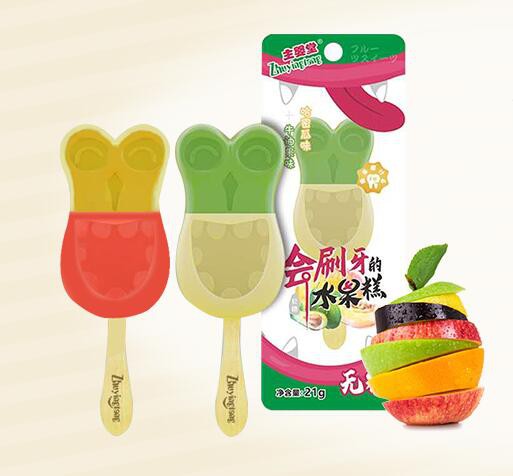 主婴堂会刷牙的水果糕       清香水果味·美味值MAX